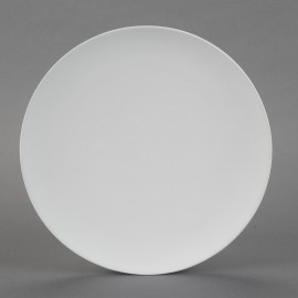 Ceramic Bisque Coupe Charger