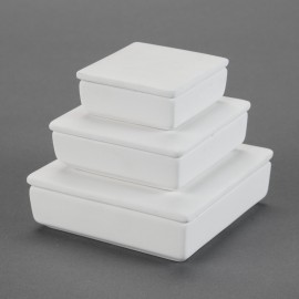 Ceramic Bisque Sm. Tile Box