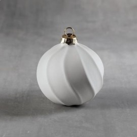 RIBBON STRIPED ORNAMENT