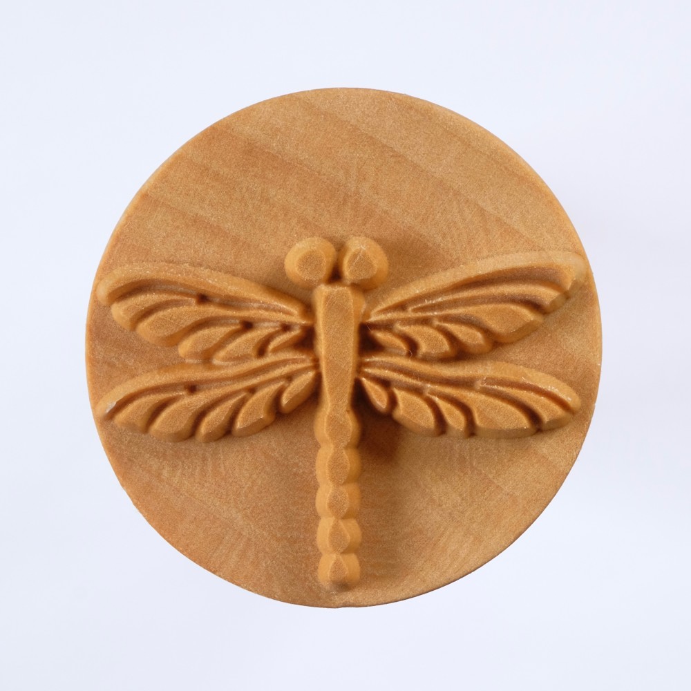Wholesale CHGCRAFT Dragonfly Pattern Wooden Clay Stamp for DIY Creation  Clay Tool Clay Pottery Tool 