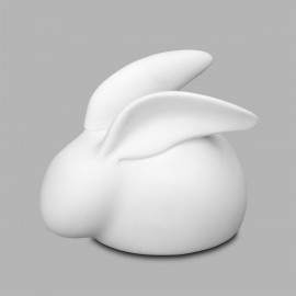 Ceramic Bisque Hareball Baby Bunny