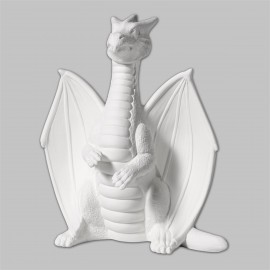 Ceramic Bisque Dragon Bank