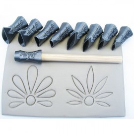 Flower Puzzle Stamp Set #2 Outline by Spectrum