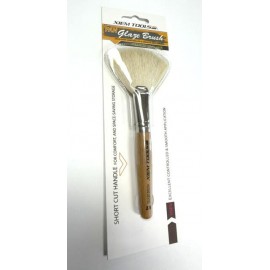 Fan Glaze Brush High Quality Goat Hair 2.5 Fan Glaze Brush High Quality Goat Hair 2.5