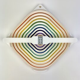 Rainbow Rounded Square Pottery Cutter Tool Set Rainbow Rounded Square Pottery Cutter Tool Set