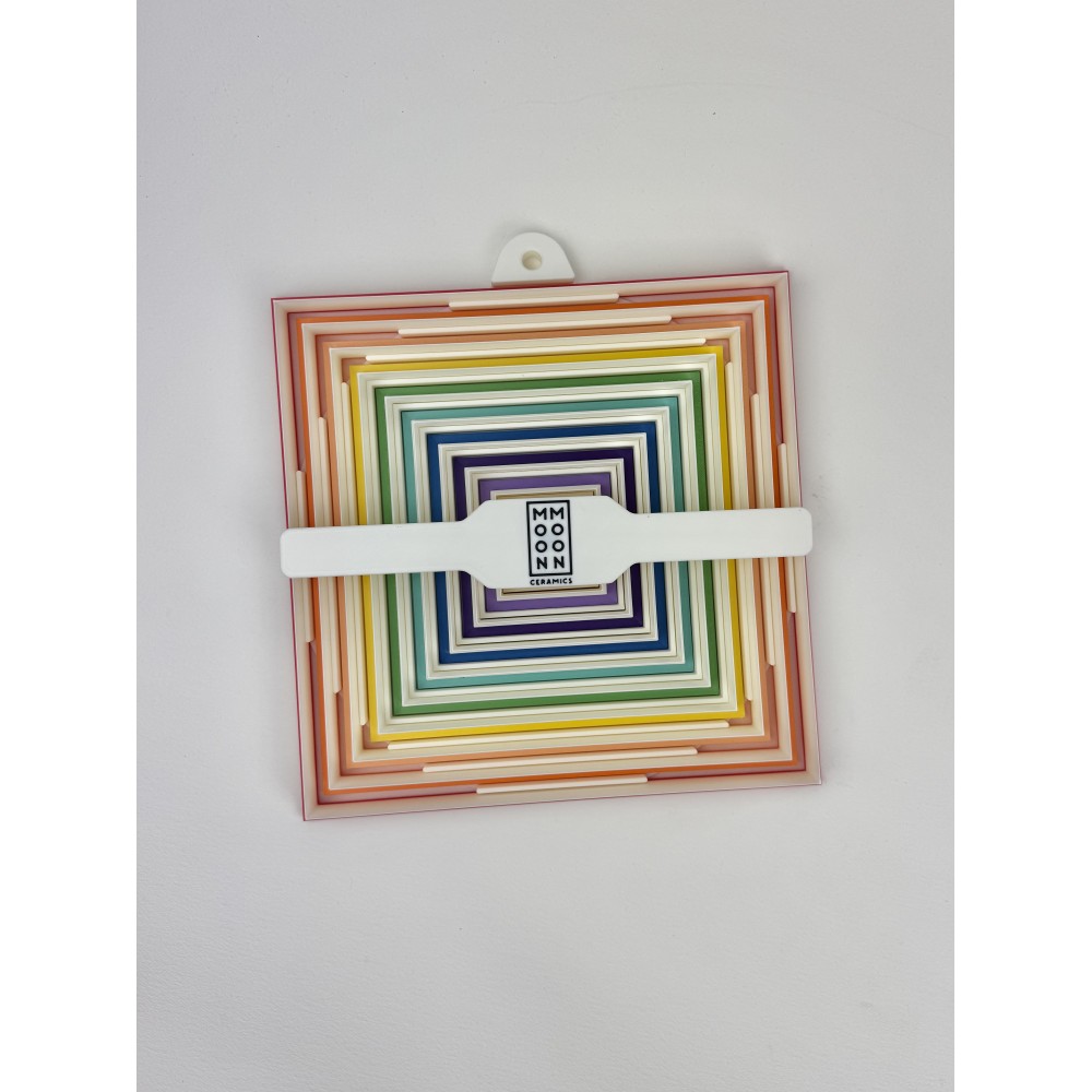 Rainbow Square Pottery Cutter Tool Set Rainbow Square Pottery Cutter Tool Set