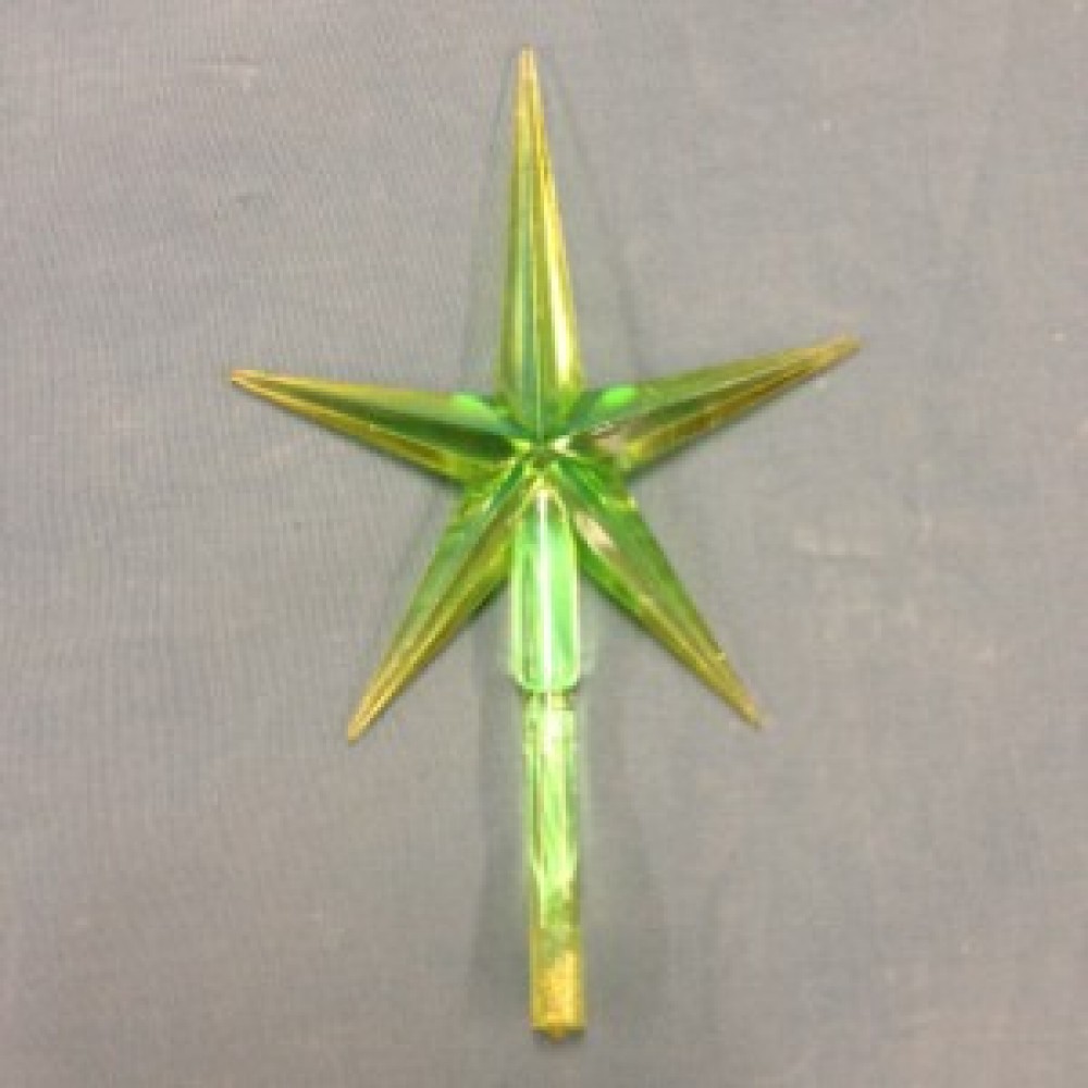 Lg. Pointed Aurora Green Star