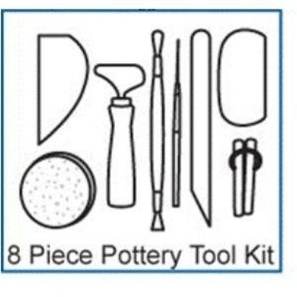 Bargain 8 pc. Pottery Tool Kit