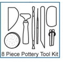 Bargain 8 pc. Pottery Tool Kit